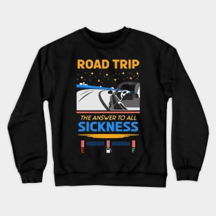 Retro Road trip the answer to all sickness 03 Crewneck Sweatshirt